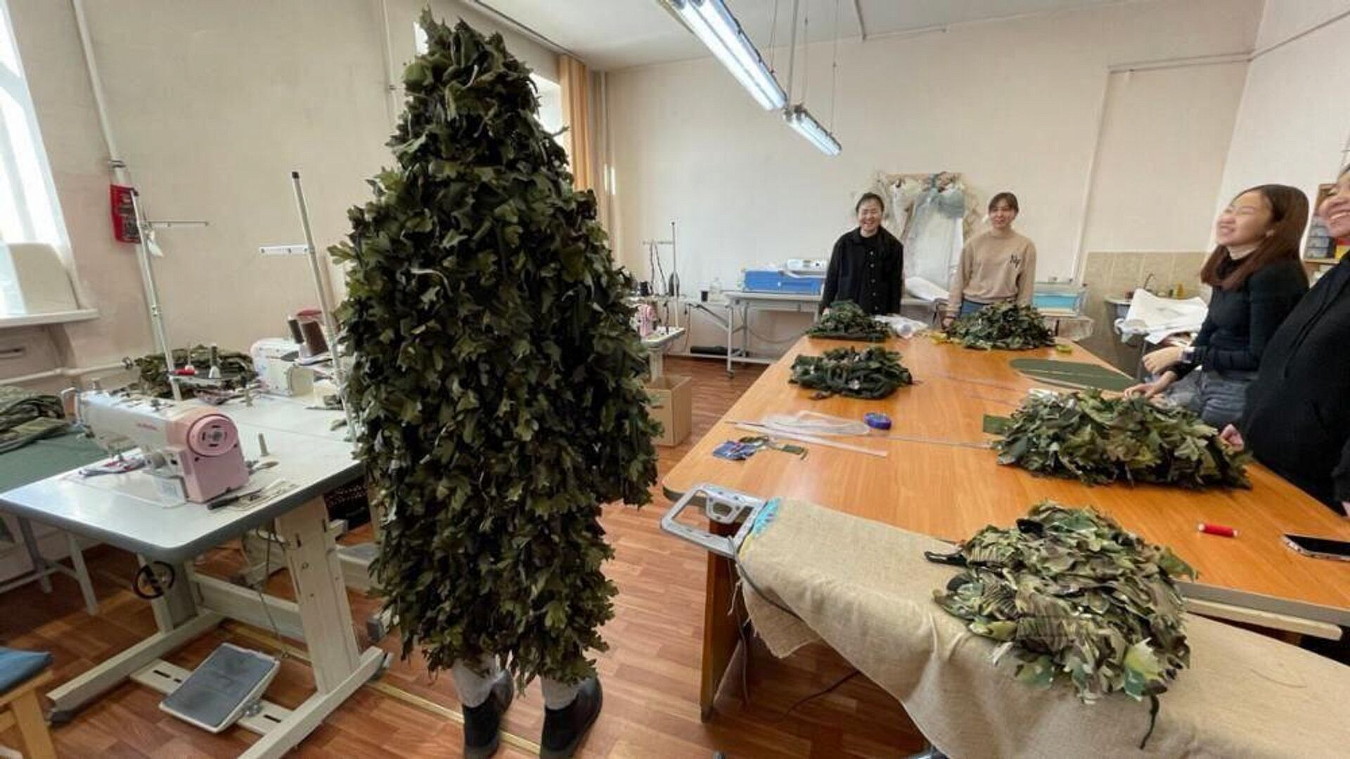 В Бурятии разработали защитно-маскировочный костюм для военных