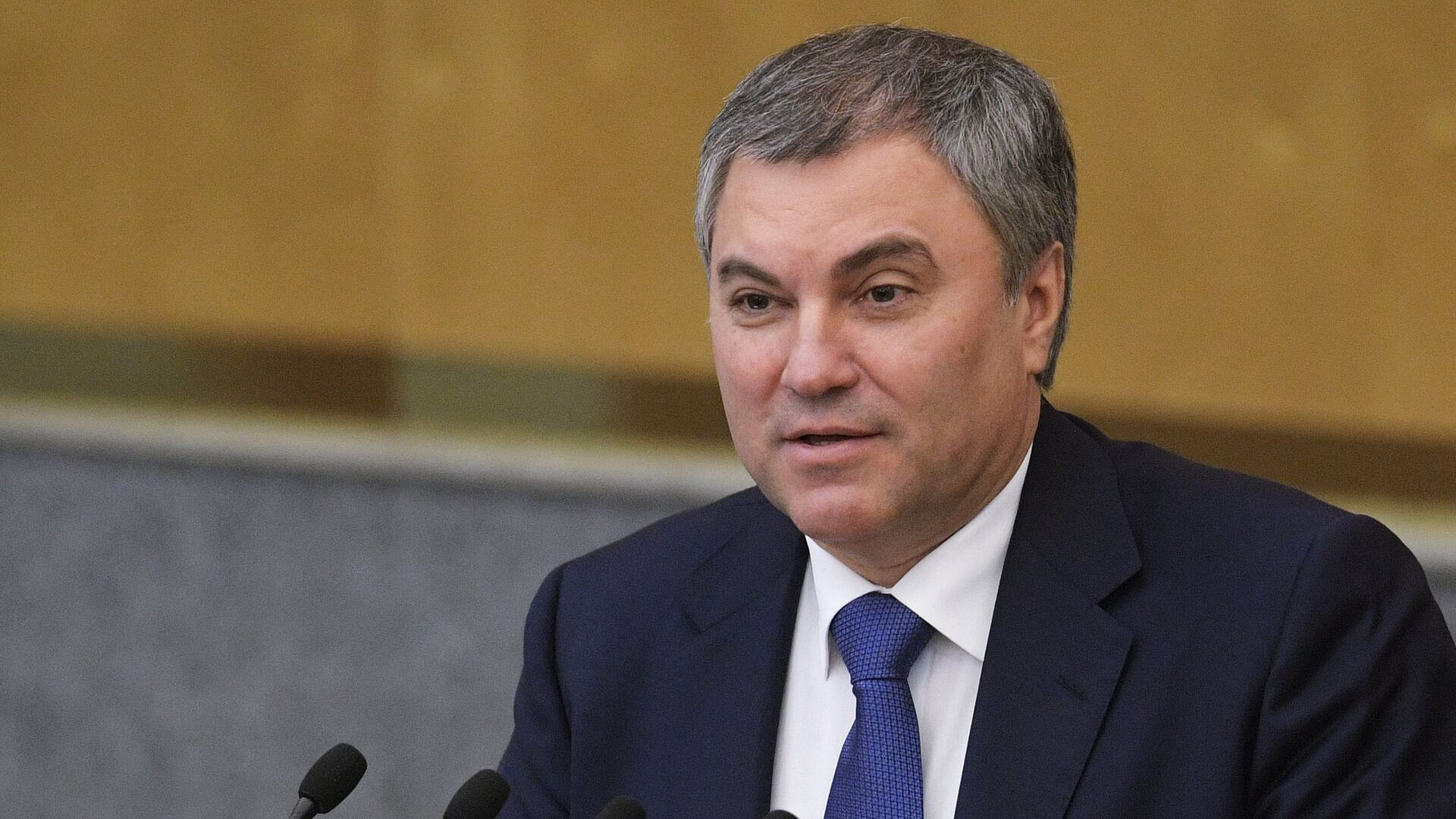 Володин поздравил выпускников школ с последним звонком