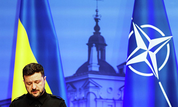 На Украине меньше жителей считаю членство в НАТО гарантией безопасности