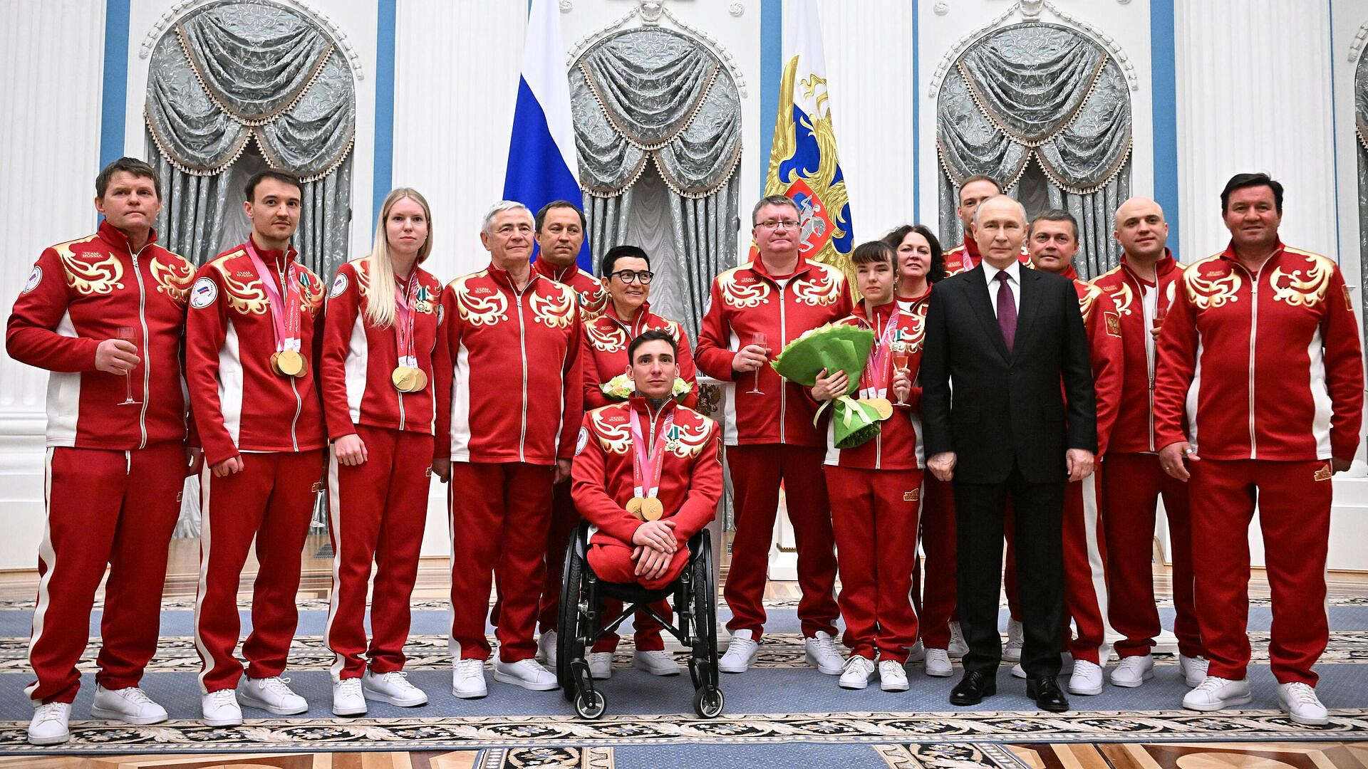 Путин смотрел чемпионские выступления российских паралимпийцев
