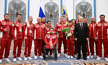 Путин смотрел чемпионские выступления российских паралимпийцев