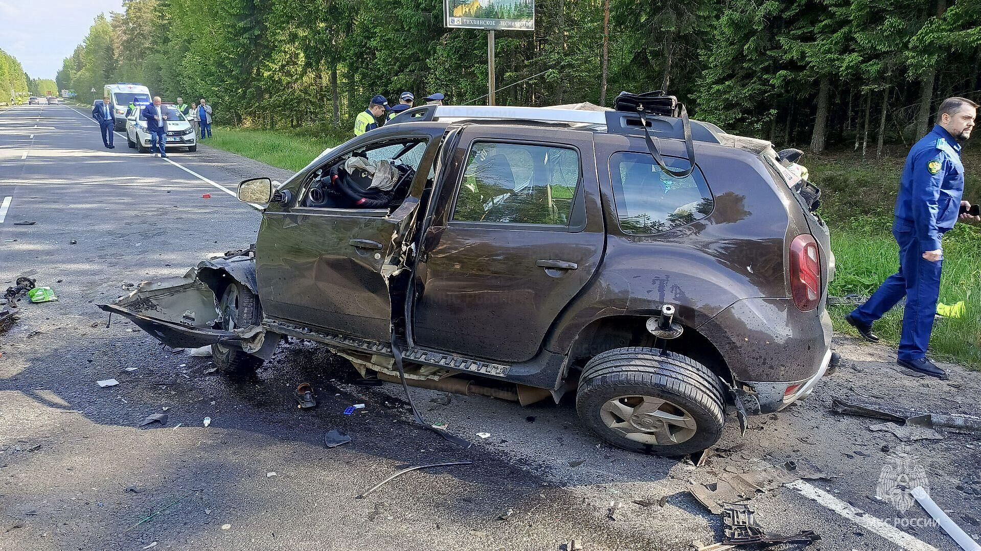 Четыре человека погибли в ДТП в Ленинградской области