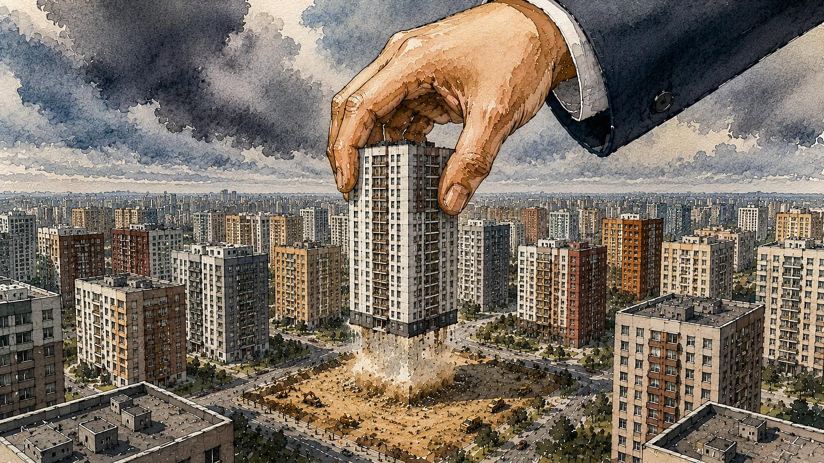 Миллион одних коробок: как девелопмент уплотняет Россию