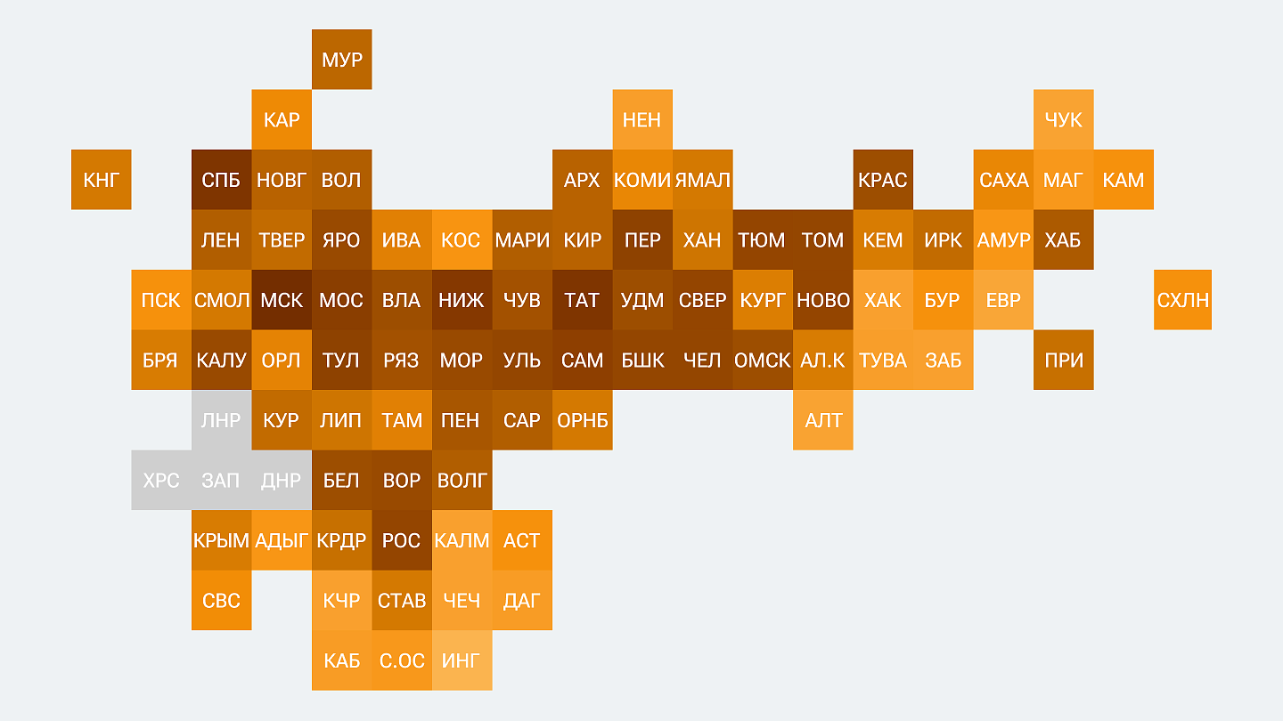 Названы лидеры рейтинга регионов по научно-технологическому развитию