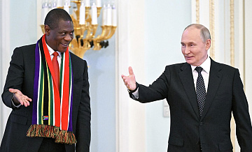 Россия намерена расширять торговые связи с ЮАР, заявил Путин