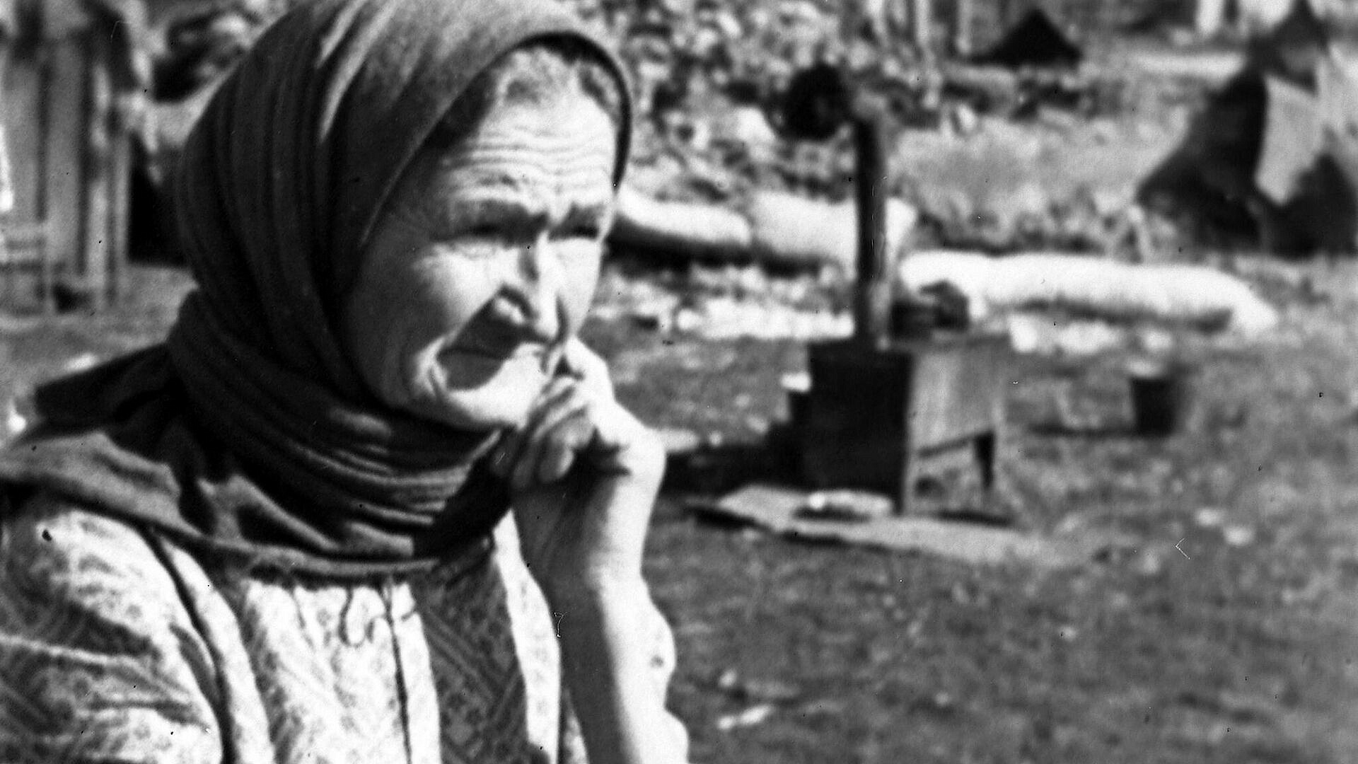 Свидетельница рассказала, как нацисты расстреляли ее отца и 16 человек