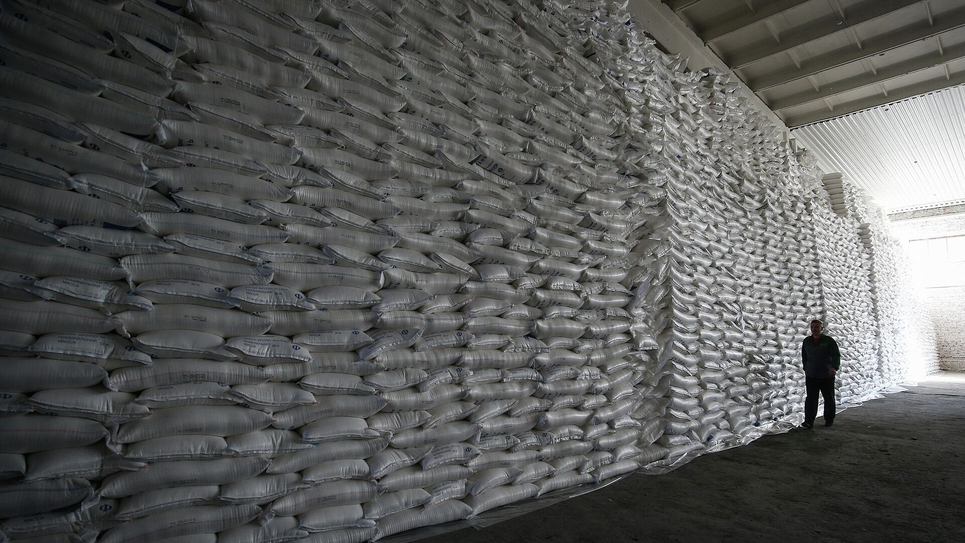 Правительство ввело временный запрет на экспорт сахара 