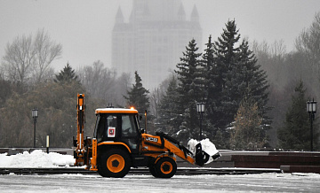 В Москве прошел ледяной дождь