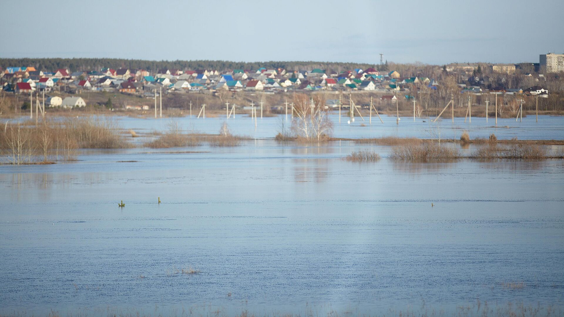 Уровень воды в реке Тобол у Кургана достиг 937 сантиметров