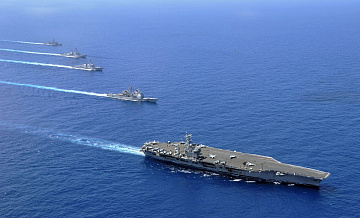 Ударная авианосная группа США скоро прибудет на Ближний Восток, пишут СМИ