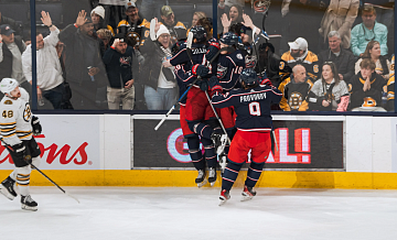 Передача Марченко помогла "Коламбусу" обыграть "Чикаго" в матче НХЛ