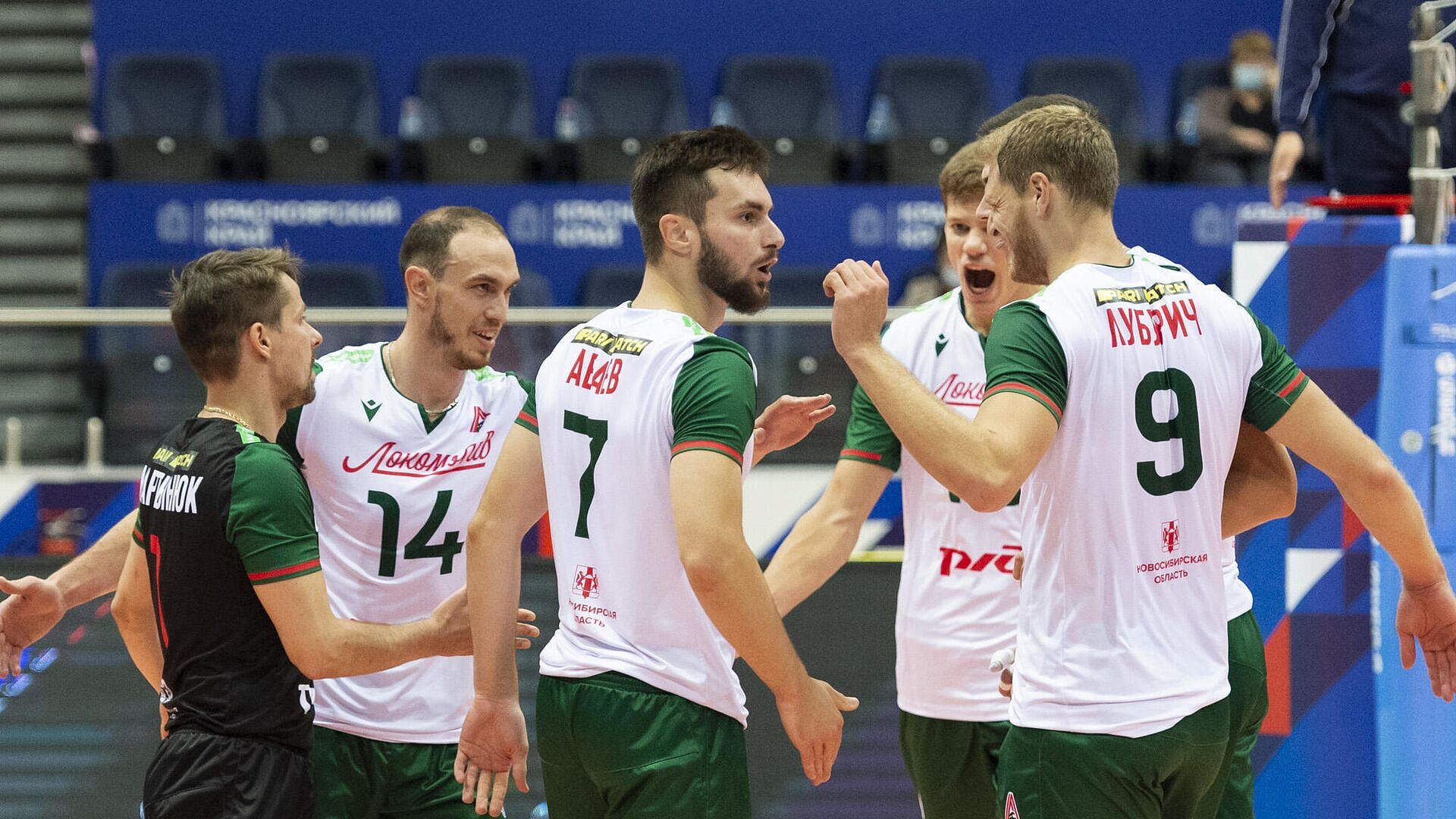 Волейболисты "Локомотива" обыграли "Горький" в матче чемпионата России