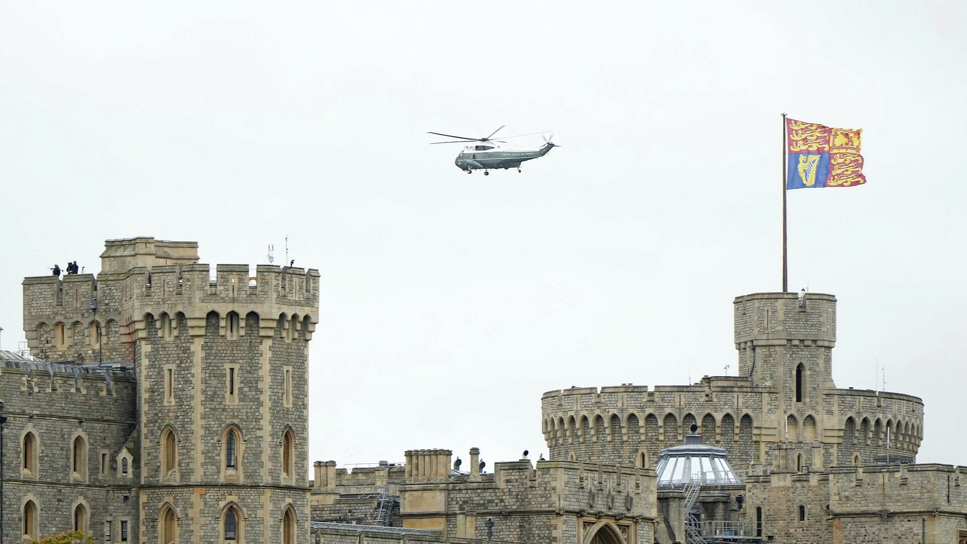 Трамп прибыл в замок Виндзор для встречи с Карлом III