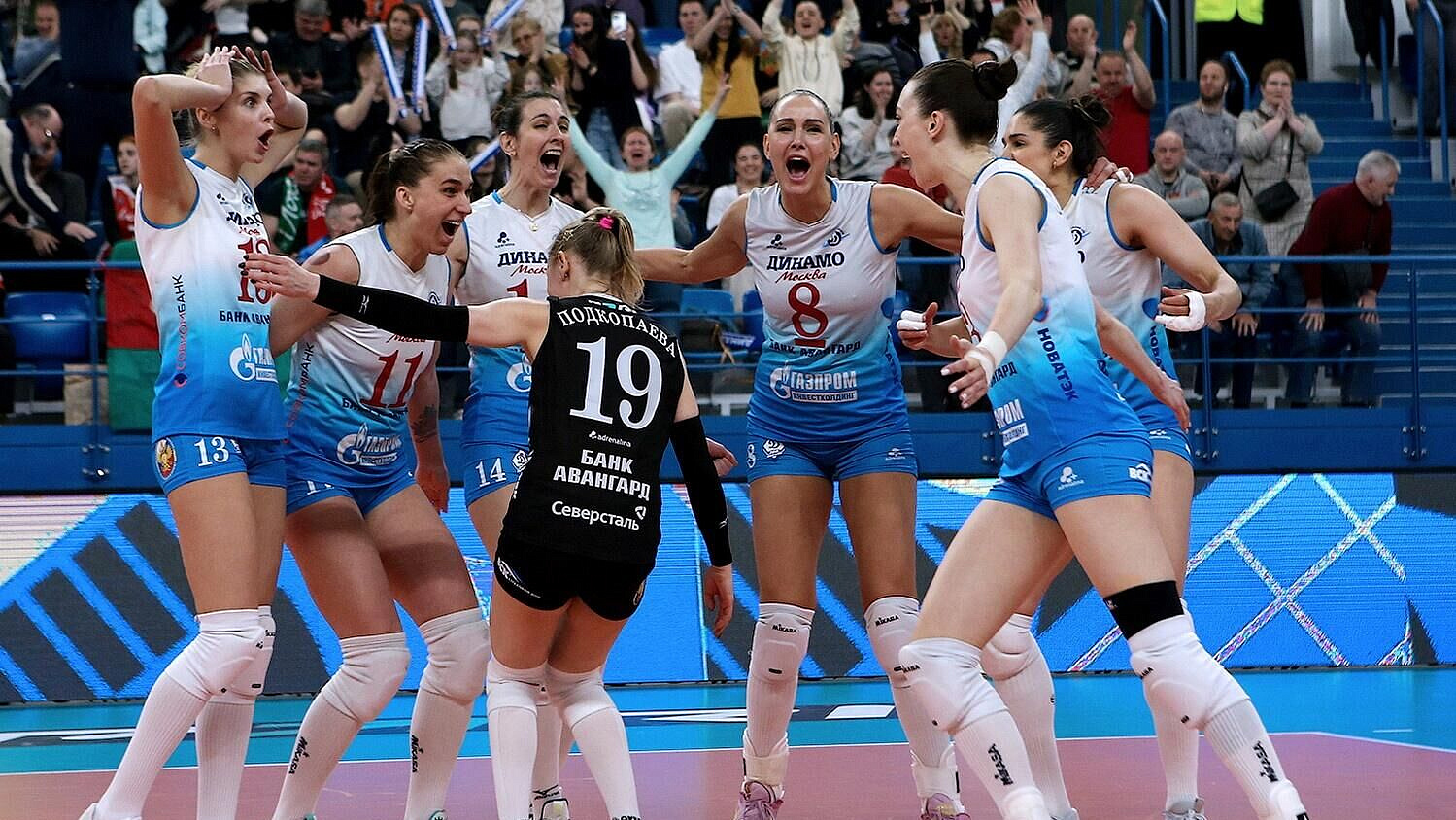 Волейболистки московского "Динамо" завоевали бронзу чемпионата России