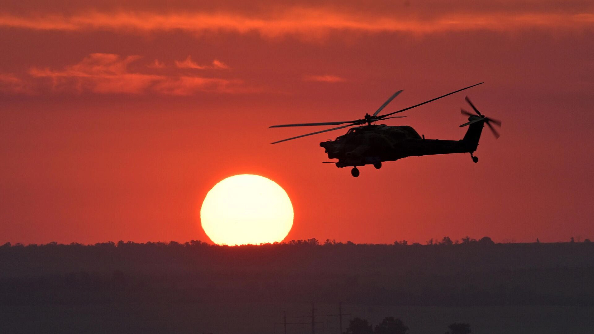 Экипаж Ми-28НМ нанес ракетный удар по ВСУ в Курской области