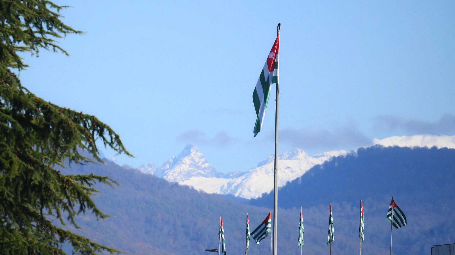 Россия твердо поддерживает суверенное развитие Абхазии, заявил Путин