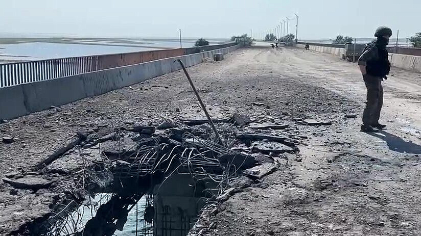 ВСУ вновь ударили по мосту в районе Чонгара, заявил Сальдо