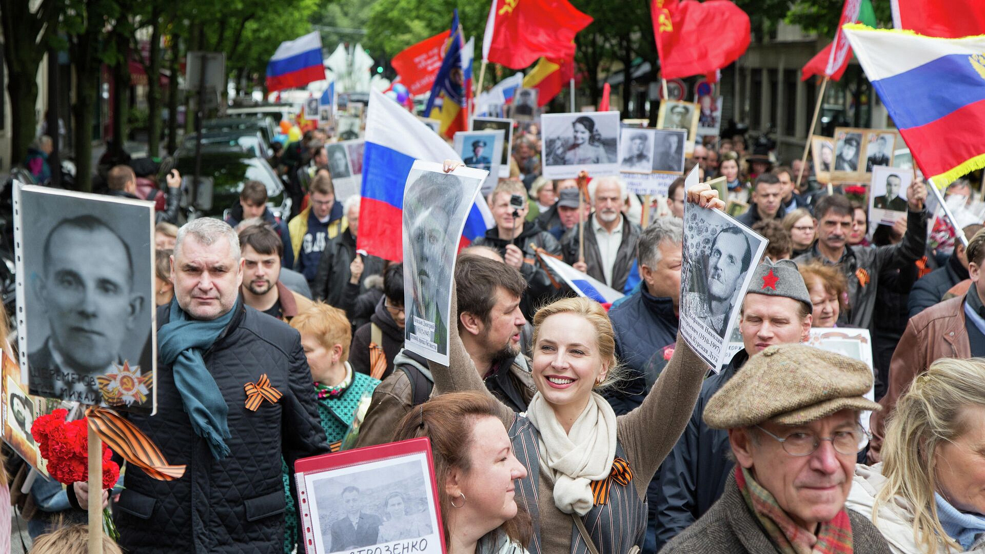 Полиция Парижа примет меры для защиты  "Бессмертного полка"