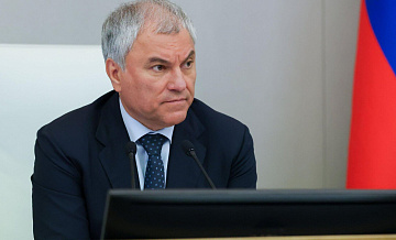 Володин назвал число принятых в 2025 году федеральных законов