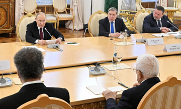 Переговоры Путина и Аббаса в Кремле завершились