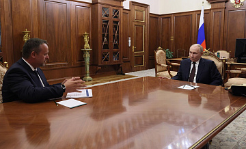 Никитин рассказал Путину о цифровизации транспортной отрасли