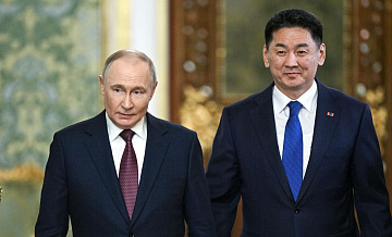 Путина провел переговоры с президентом Монголии