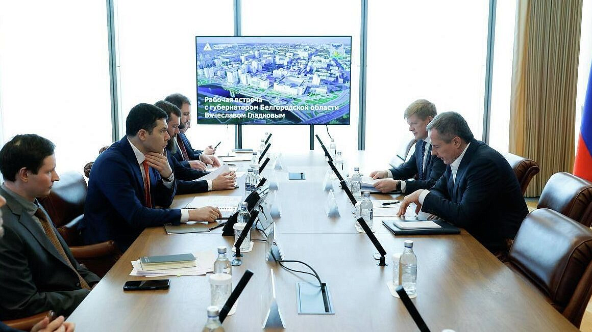 Гладков и Алиханов обсудили меры поддержки белгородской промышленности