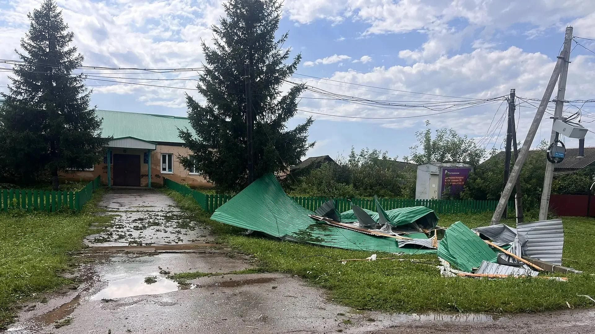 Град повредил дома и соцобъекты в селах Башкирии