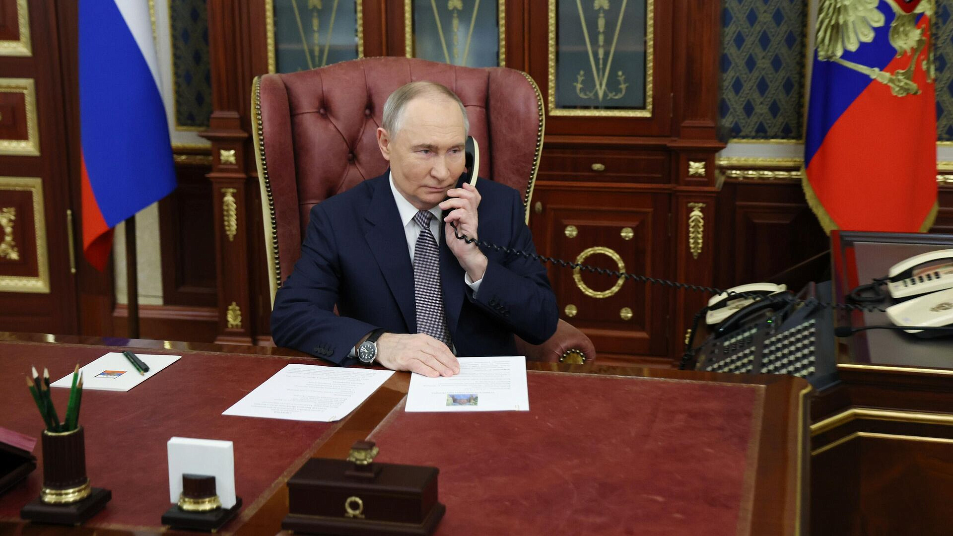 Путин подчеркнул необходимость урегулирования конфликта на Ближнем Востоке