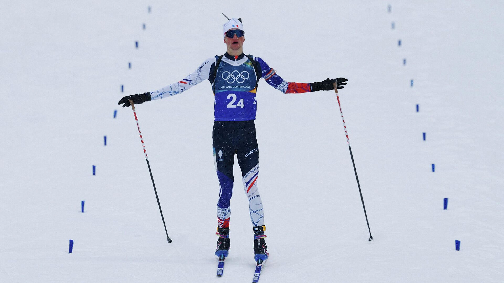 Французские биатлонисты выиграли мужскую эстафету на Олимпиаде