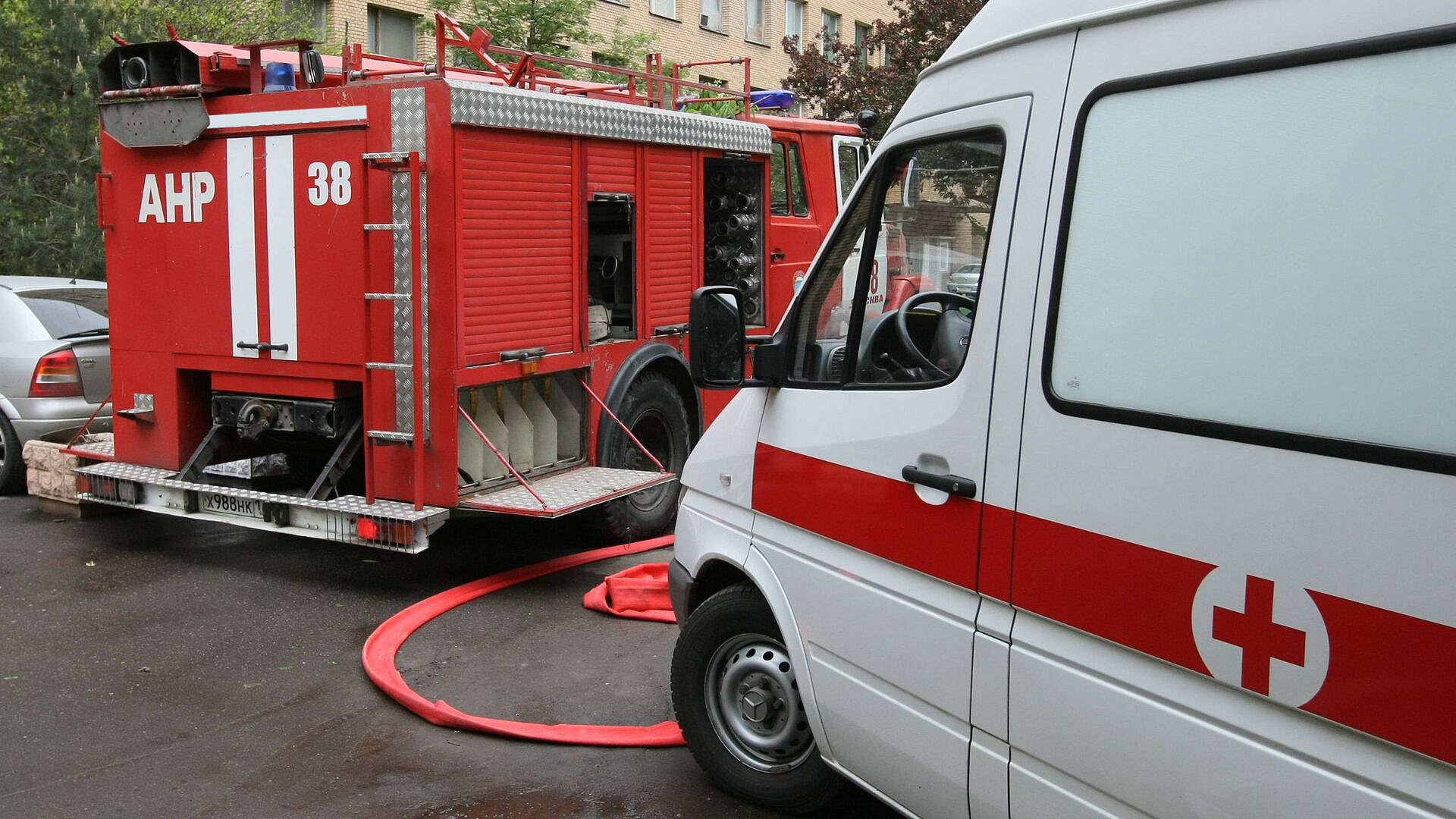 В Уфе загорелся школьный автобус