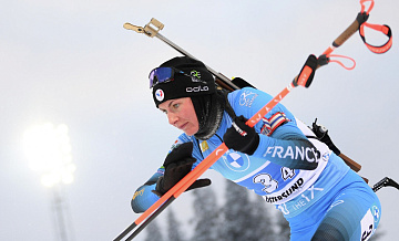 Бреза-Буше выиграла индивидуальную гонку на этапе Кубка мира в Чехии