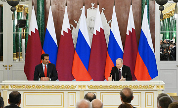 Эмир Катара выразил Путину признательность за поддержку стран региона