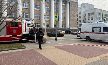 Территорию у здания белгородского правительства оцепили после атаки ВСУ