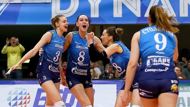 Московское "Динамо" обыграло "Уралочку-НТМК" в матче за бронзу ЧР