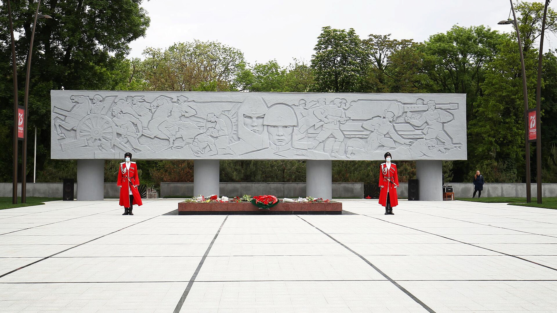 На Кубани будут судить жителя Дагестана, прыгавшего на венке Вечного огня