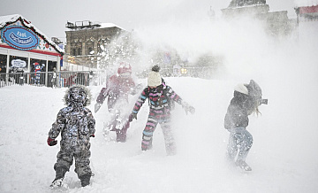 В Москве высота сугробов почти в два раза превысила климатическую норму