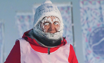 Участники экстремального марафона "Полюс Холода" сдали кровь