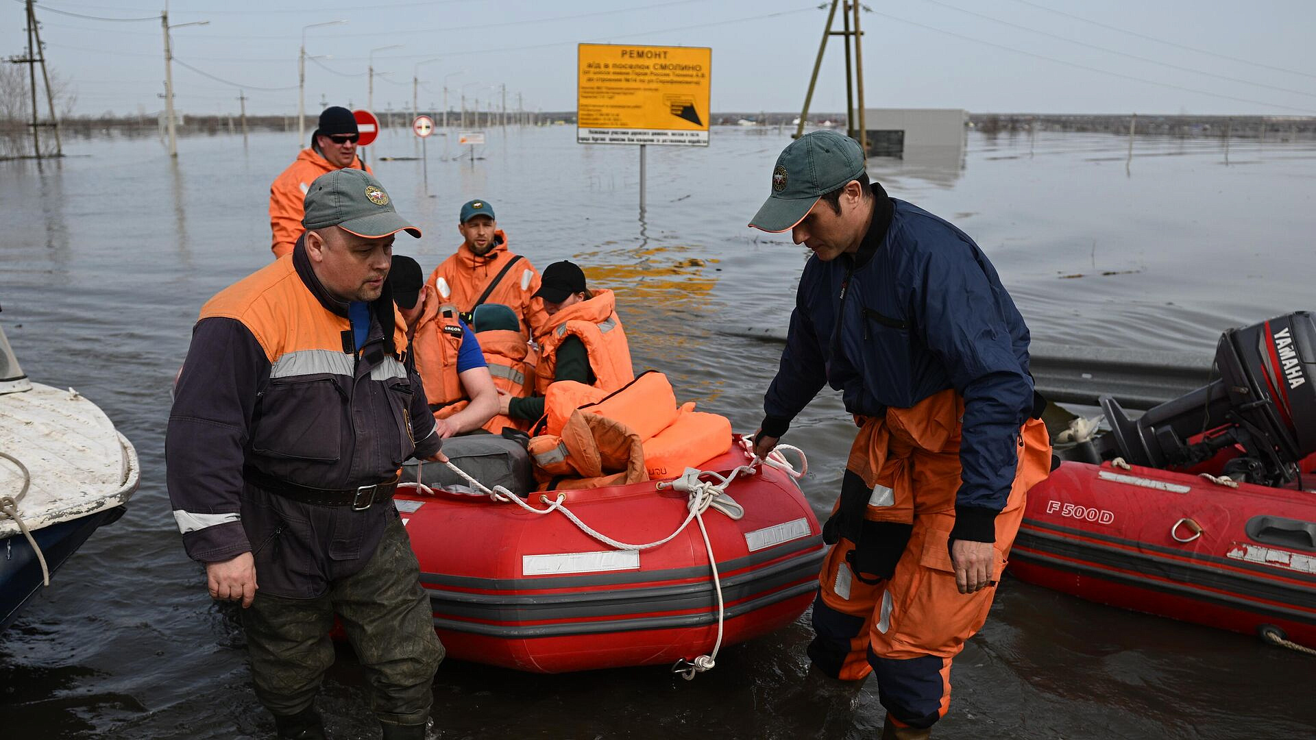 МЧС прогнозирует спад воды на реке Тобол у Кургана в ближайшие дни