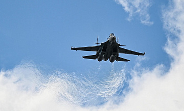 Российский Су-30см уничтожил украинский беспилотник