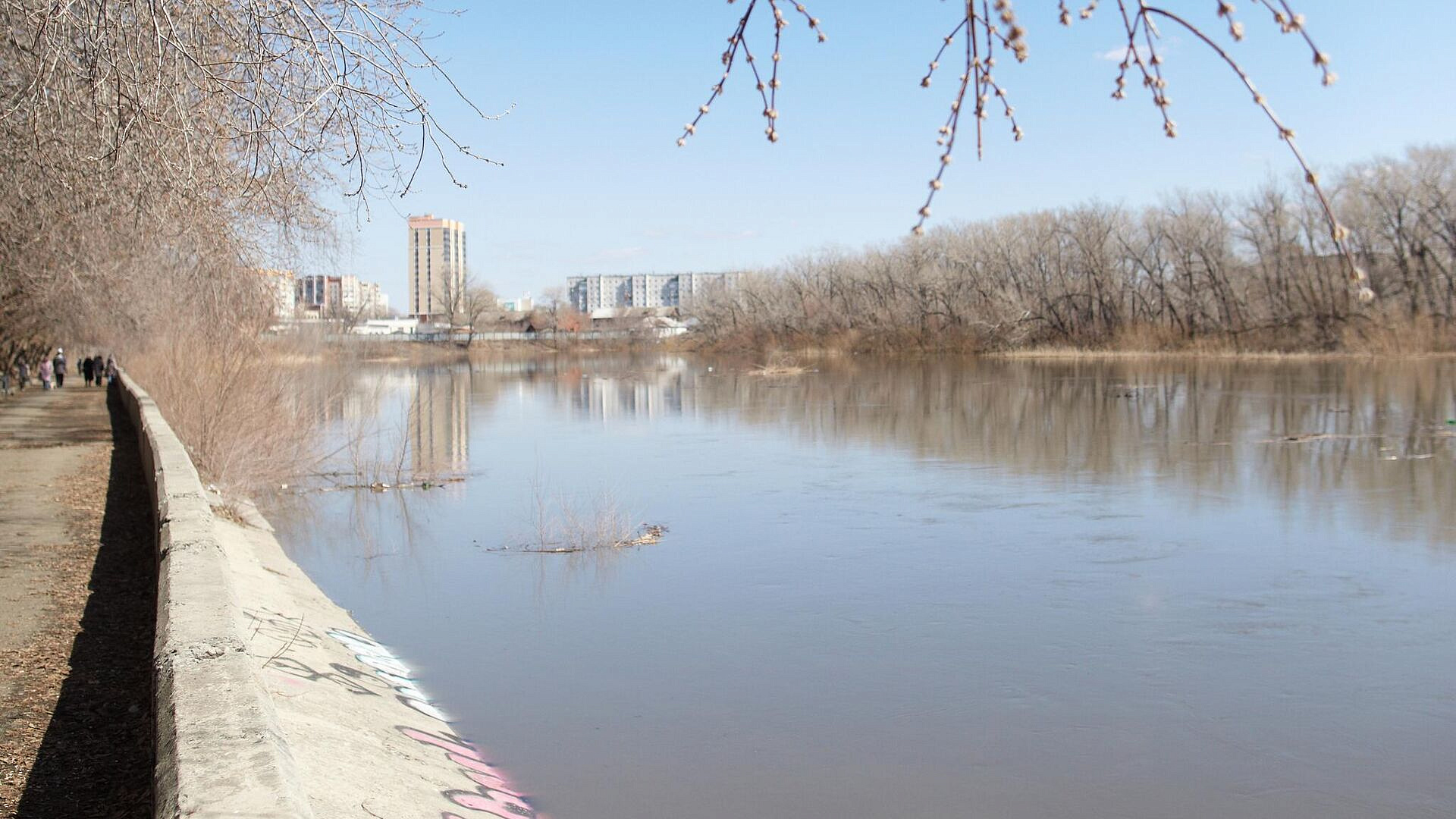 Уровень воды в реке Тобол у Кургана достиг 794 сантиметра