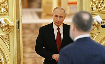 Путин рассказал о фресках в Георгиевском зале Кремля