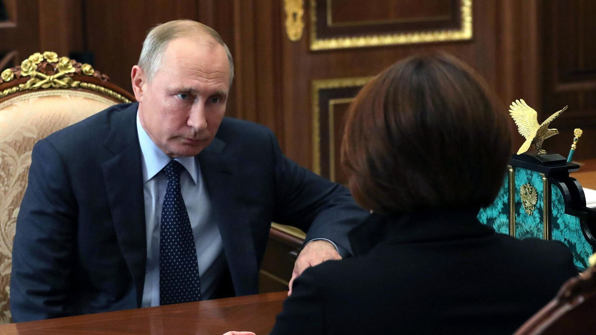 Песков рассказал о встрече Путина и Набиуллиной