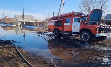 В Алтайском крае паводок подтопил более 140 домов и мост