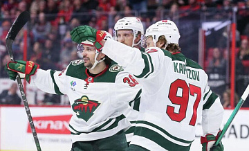 Капризов и Юров помогли "Миннесоте" разгромить "Юту" в матче НХЛ