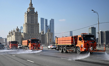 В Москве 28 марта промоют дороги и тротуары со специальным шампунем