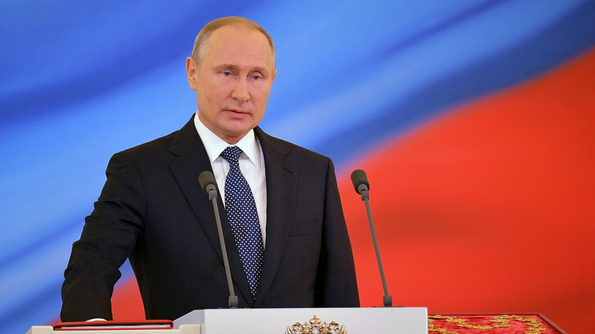В Кремле рассказали, кто писал инаугурационную речь Путина