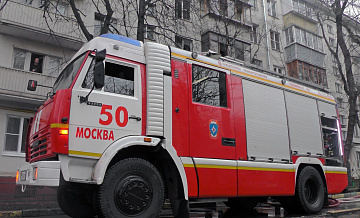 В центре Москвы потушили мачту ретранслятора