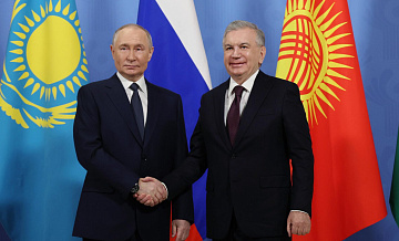 Путин встретился с президентом Узбекистана