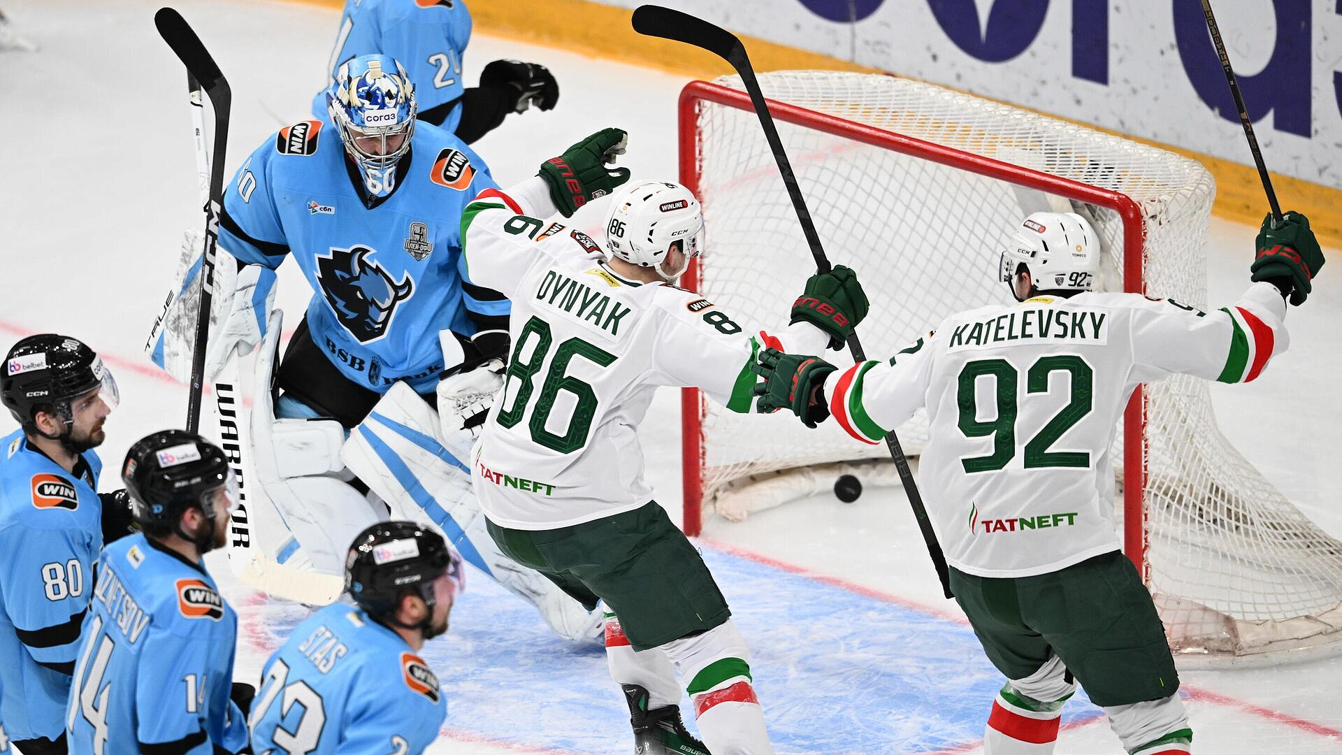 "Ак Барс" – "Динамо Минск": смотреть онлайн плей-офф КХЛ 13 апреля